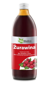 Brusinkový džus 1000ml EKAMEDICA
